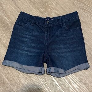 Place Dark Blue Jean Shorts